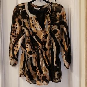 Calvin Klein Animal print top
